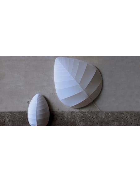 EDEN EVA APPLIQUE E27 IN METALLO E LYCRA BIANCO