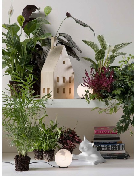 MAOO LAMPADA DA TAVOLO BIANCO OPACO