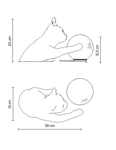 MAOO LAMPADA DA TAVOLO BIANCO OPACO