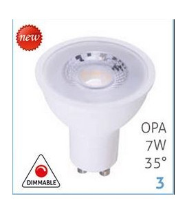 GU10-MR50 LED 7W GU10 530LM 3000K WHITE 80CRI 35°