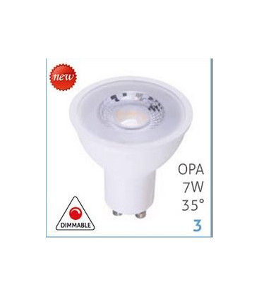 GU10-MR50 LED 7W GU10 530LM 3000K WHITE 80CRI 35°