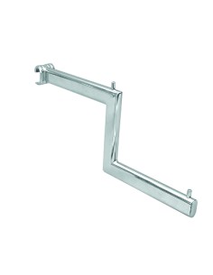 BRACCIO ESPOSITIVO A "Z" CON ATTACCO A TUBO OVALE 30x15