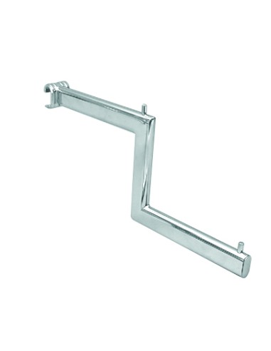 BRACCIO ESPOSITIVO A "Z" CON ATTACCO A TUBO OVALE 30x15