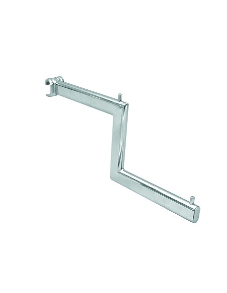 BRACCIO ESPOSITIVO A "Z" CON ATTACCO A TUBO OVALE 30x15