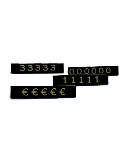 SEGNAPREZZI  COMPONIBILI PREZZINI ANDREW H 0,7 cm