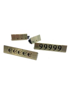 SEGNAPREZZI  COMPONIBILI PREZZINI  H1,5 cm