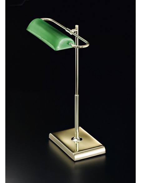 LAMPADA DA TAVOLO CROMO VETRO BIANCO LED