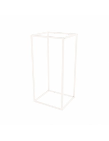 CUBO METALLO STRUTTURA ESPOSITORE ARREDO h 90 cm