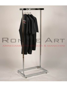 GONDOLA 62.7-92.7-112.7X40X150 cm CROMATO-NICHEL 2