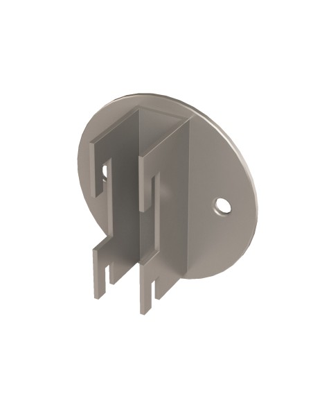 ATTACCO A MURO X FISSAGGIO TUBI CREMAGLIERATI P.5