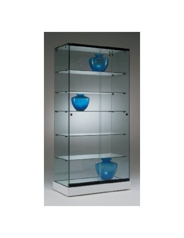 VETRINA ALLUMINIO 90X46X182H C/2 ANTE SCORREVOLI