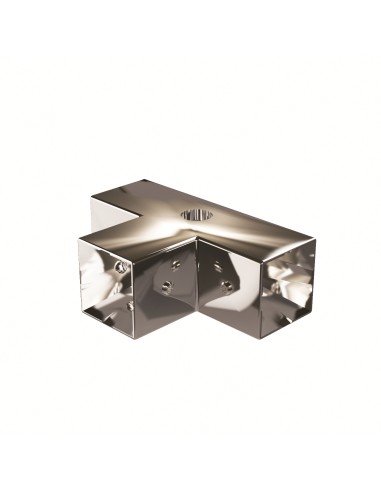 GIUNTO NODO 3 VIE QUADRATO TUBO 25 mm FILETTO M10