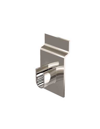 ATTACCO FRONTALE X BARRA OVALE PER PANNELLO DOGATO