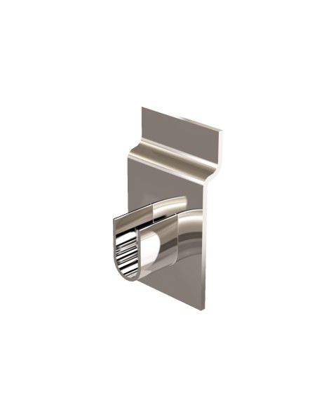 ATTACCO FRONTALE X BARRA OVALE PER PANNELLO DOGATO