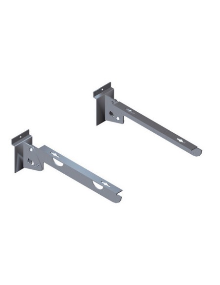 COPPIA STAFFE L.29 cm DIRITTE O INCLINABILI