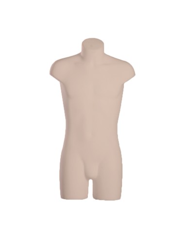 BUSTO UOMO CON SPALLE MEZZA GAMBA COLORATO