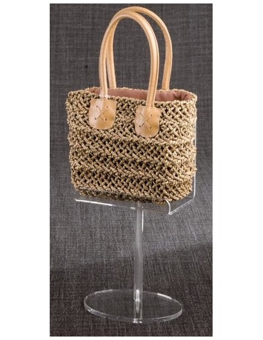 ESPOSITORE PORTABORSE 15-20-25 cm BIANCO-NERO-TRAS