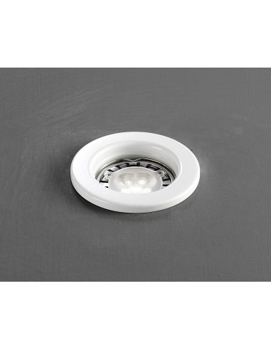 FARETTO DA INCASSO GU10 MAX 50W ACCIAIO SPAZZOLATO