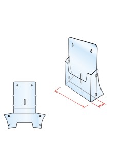 PORTA BROCHURE VOLANTINI PIEGHEVOLE ECONOMICO