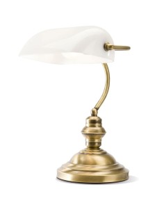 LAMPADA DA TAVOLO CLASSICA CON VETRO 60W