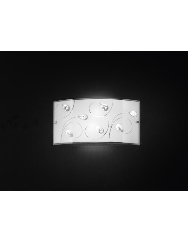 APPLIQUE IN VETRO 33 CM MAX 40W