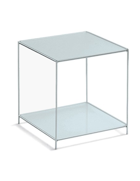 ESPOSITORE STAND VETRINA RIPIANI IN PLEXI SATINATI