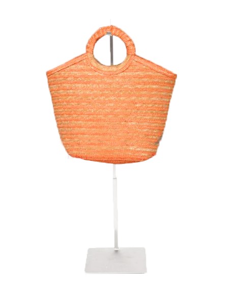 ESPOSITORE BORSE REGOLABILE CROMATO-SATINATO-BIANC