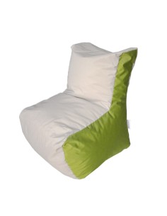 POUF MORBIDO POLTRONCINA RIVESTITO IN TESSUTO COLO ACIDO