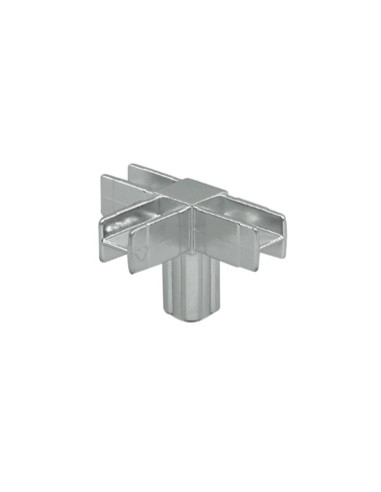 GIUNTO A 4 VIE PER TUBO QUADRATO 25X25 mm