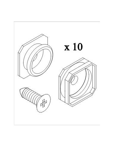 BARRA APPENDERIA PER CREMAGLIERA TUBO RETTANGOLARE
