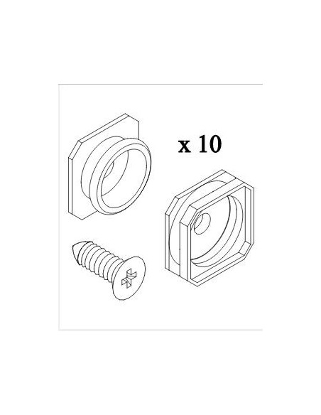 BARRA APPENDERIA PER CREMAGLIERA TUBO RETTANGOLARE