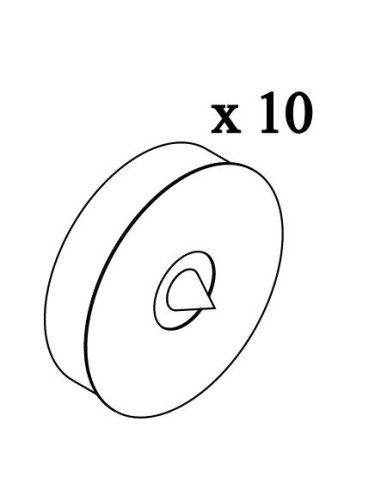 BARRA APPENDERIA PER CREMAGLIERA TUBO RETTANGOLARE