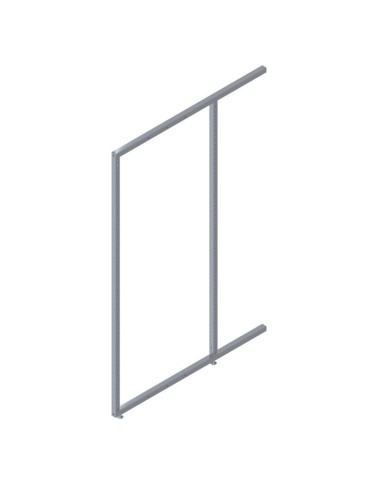 STRUTTURA CREMAGLIERATA TUBO QUADRO 140X92,5 CM