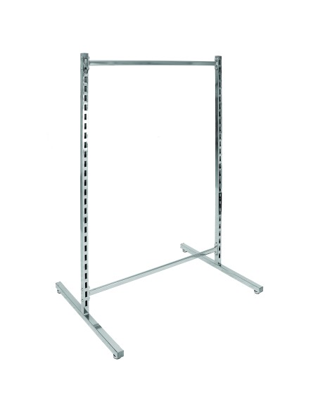 STRUTTURA "T" PER GONDOLA BIFACCIALE TUBO 30x30mm