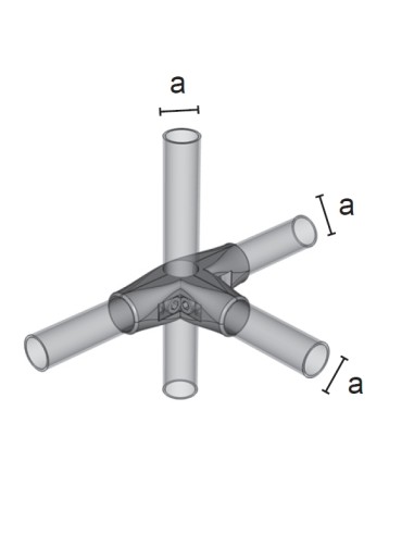 GIUNTO SYSTEM A 5 VIE PER TUBO DA 25 mm