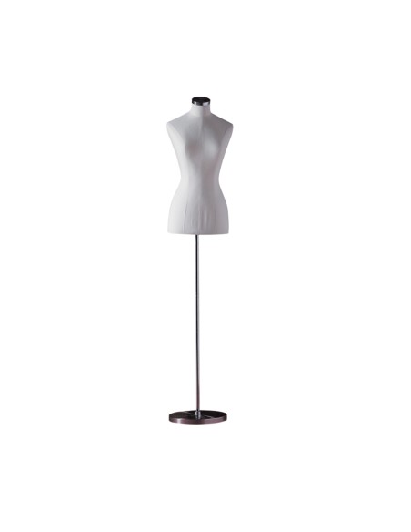 BUSTO COUTURE DONNA BIANCO-ECRU RIVESTITO TESSUTO
