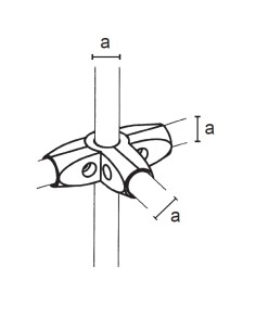 GIUNTO A 5 VIE PER TUBO DA 16-25-32 mm 2