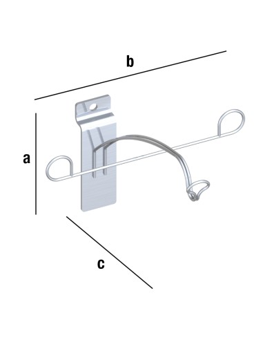 PORTA OCCHIALI IN FILO CON FORI PANNELLO DOGATO