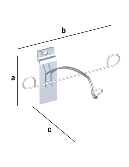 PORTA OCCHIALI IN FILO CON FORI PANNELLO DOGATO