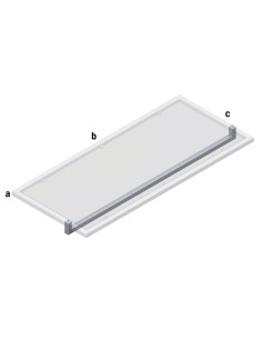 BARRA APPENDERIA SOTTO RIPIANO MENSOLA ARMADIO