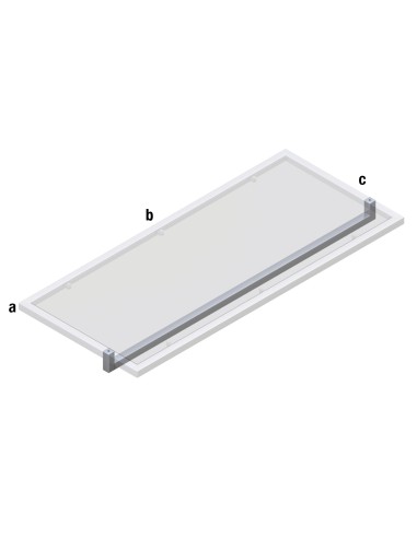 BARRA APPENDERIA SOTTO RIPIANO MENSOLA ARMADIO