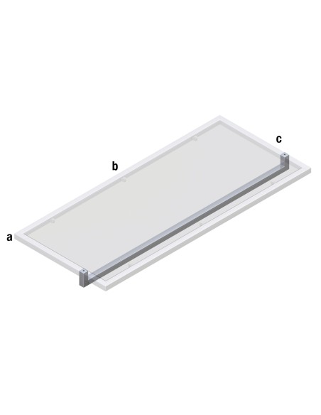 BARRA APPENDERIA SOTTO RIPIANO MENSOLA ARMADIO