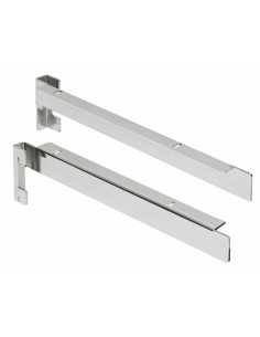 COPPIA REGGI MENSOLE A SBALZO 35cm ARREDO SUSPACE OPACO