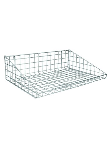 CESTO PER ARREDO IN GRIGLIA GANCIO PER TUBO 5 mm