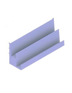 PORTALIBRI GRADINATA DUE LIVELLI MONTANTE P. 25mm