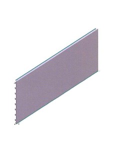 FONDALE LISCIO PASSO 25 mm PER MONTANTE