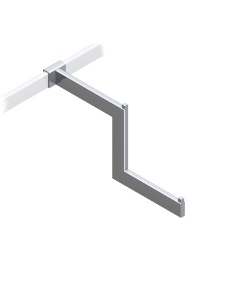 APPENDERIA FRONTALE DUE LIVELLI ATTACCO RETT.38x13