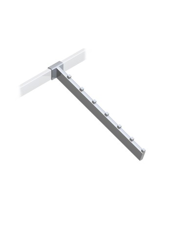 APPENDERIA RETTANGOLARE INCLINATA P. 40 cm 38x13mm