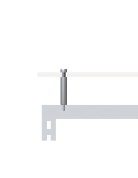 CONNETTORE CILINDRICO RIPIANI ATTACCO FILETTATO