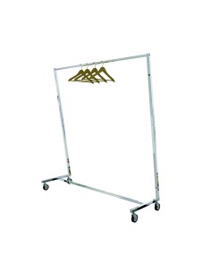 STENDER FISSO TUBO 30x30 mm GONDOLA CON RUOTE